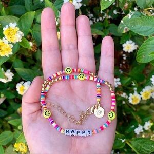 Little Words Project HAPPY Choker Necklace 😀